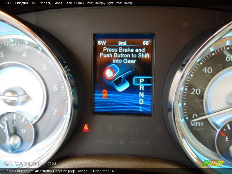 Gloss Black / Dark Frost Beige/Light Frost Beige 2012 Chrysler 300 Limited
