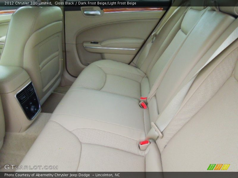 Gloss Black / Dark Frost Beige/Light Frost Beige 2012 Chrysler 300 Limited