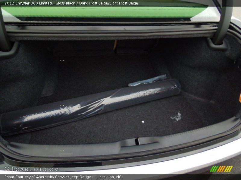 Gloss Black / Dark Frost Beige/Light Frost Beige 2012 Chrysler 300 Limited