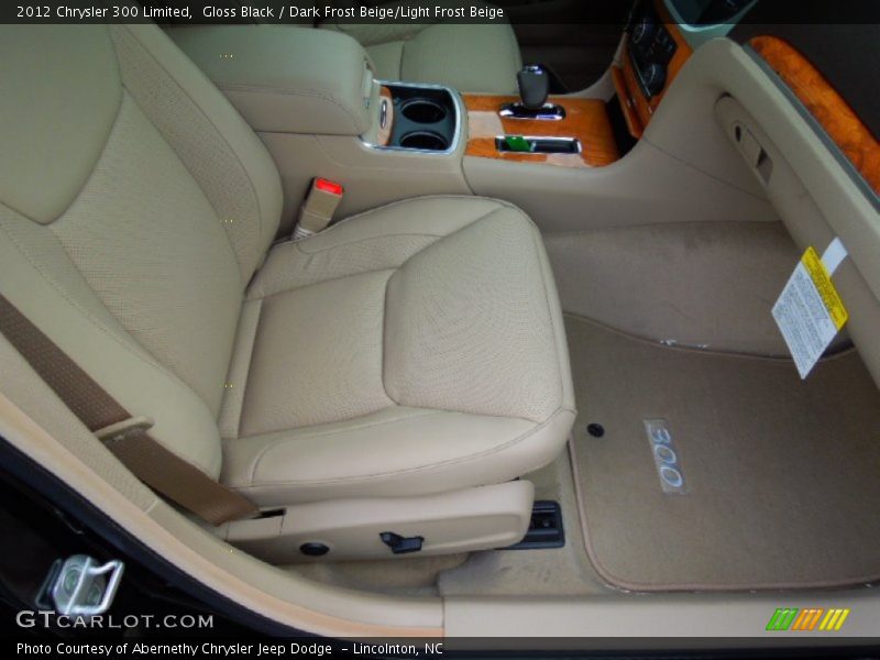 Gloss Black / Dark Frost Beige/Light Frost Beige 2012 Chrysler 300 Limited