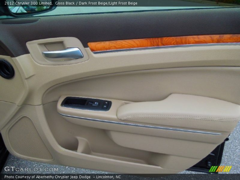 Gloss Black / Dark Frost Beige/Light Frost Beige 2012 Chrysler 300 Limited