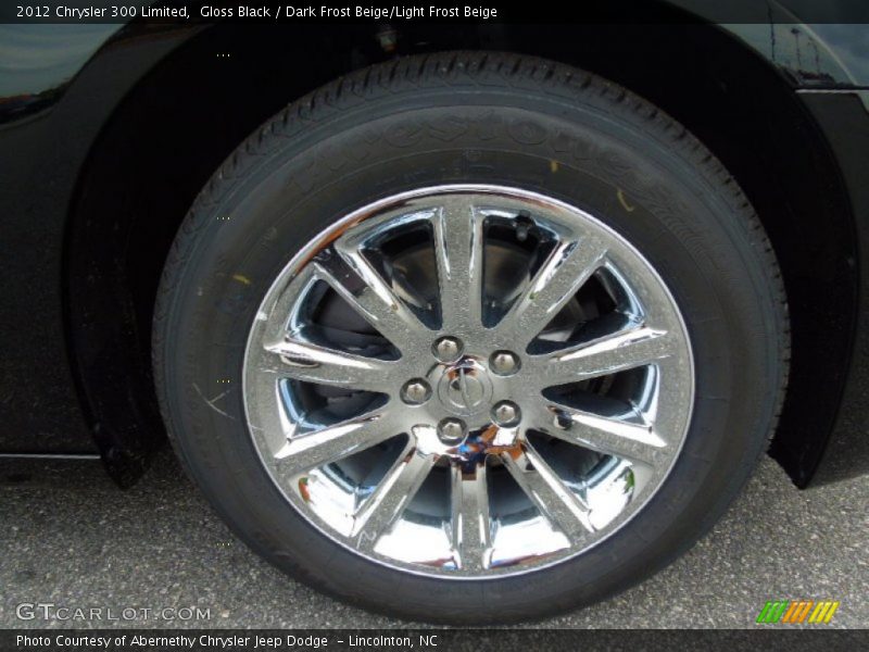 Gloss Black / Dark Frost Beige/Light Frost Beige 2012 Chrysler 300 Limited