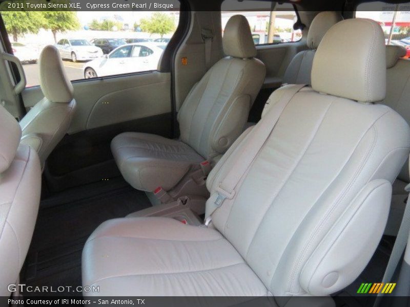 Cypress Green Pearl / Bisque 2011 Toyota Sienna XLE
