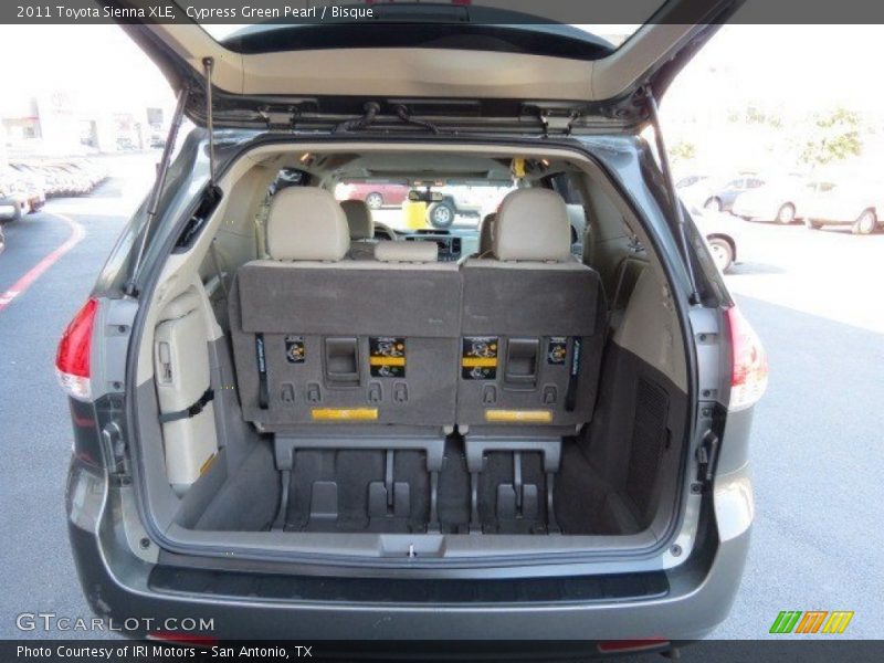 Cypress Green Pearl / Bisque 2011 Toyota Sienna XLE