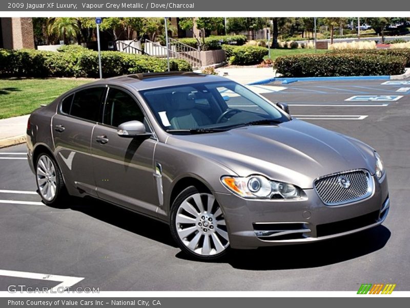 Vapour Grey Metallic / Dove/Charcoal 2009 Jaguar XF Luxury