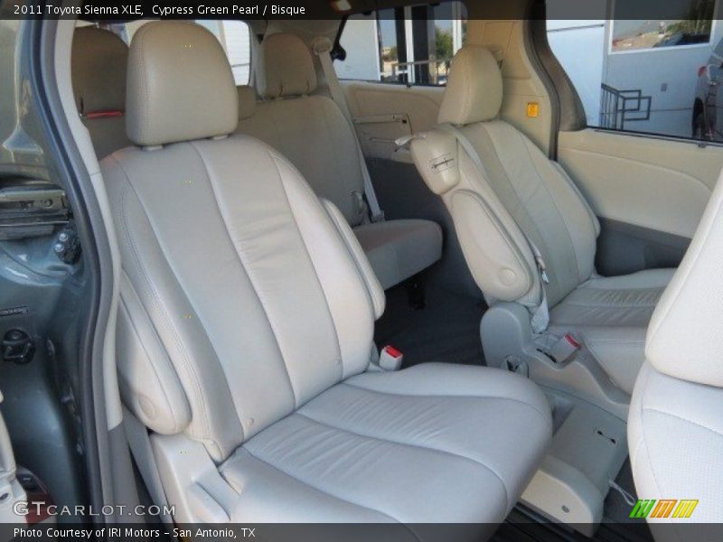 Cypress Green Pearl / Bisque 2011 Toyota Sienna XLE