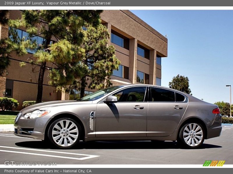 Vapour Grey Metallic / Dove/Charcoal 2009 Jaguar XF Luxury