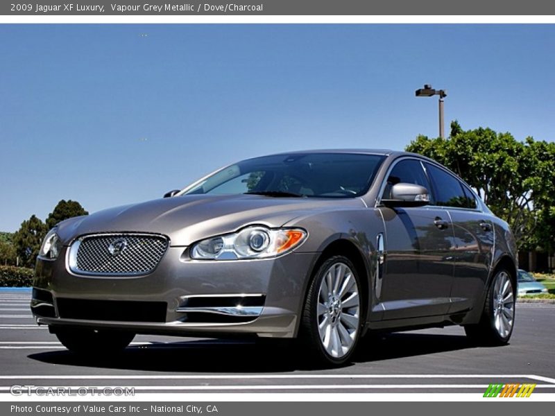Vapour Grey Metallic / Dove/Charcoal 2009 Jaguar XF Luxury