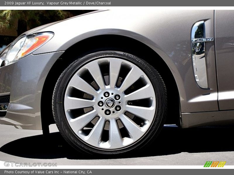 Vapour Grey Metallic / Dove/Charcoal 2009 Jaguar XF Luxury