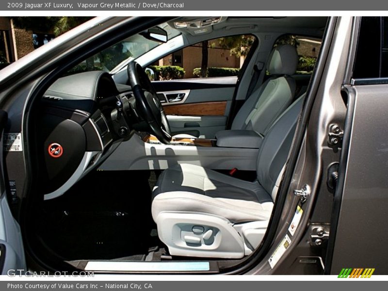 Vapour Grey Metallic / Dove/Charcoal 2009 Jaguar XF Luxury