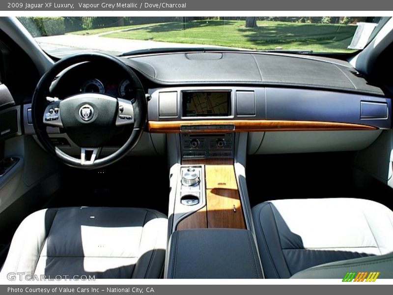 Vapour Grey Metallic / Dove/Charcoal 2009 Jaguar XF Luxury