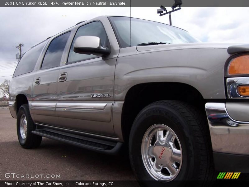 Pewter Metallic / Neutral Tan/Shale 2001 GMC Yukon XL SLT 4x4