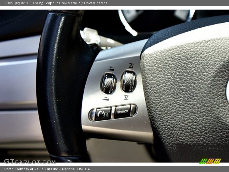 Vapour Grey Metallic / Dove/Charcoal 2009 Jaguar XF Luxury