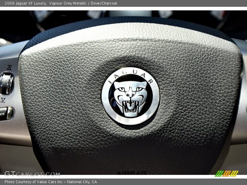 Vapour Grey Metallic / Dove/Charcoal 2009 Jaguar XF Luxury