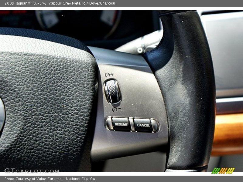 Vapour Grey Metallic / Dove/Charcoal 2009 Jaguar XF Luxury
