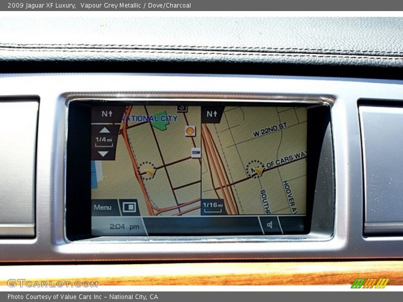 Vapour Grey Metallic / Dove/Charcoal 2009 Jaguar XF Luxury
