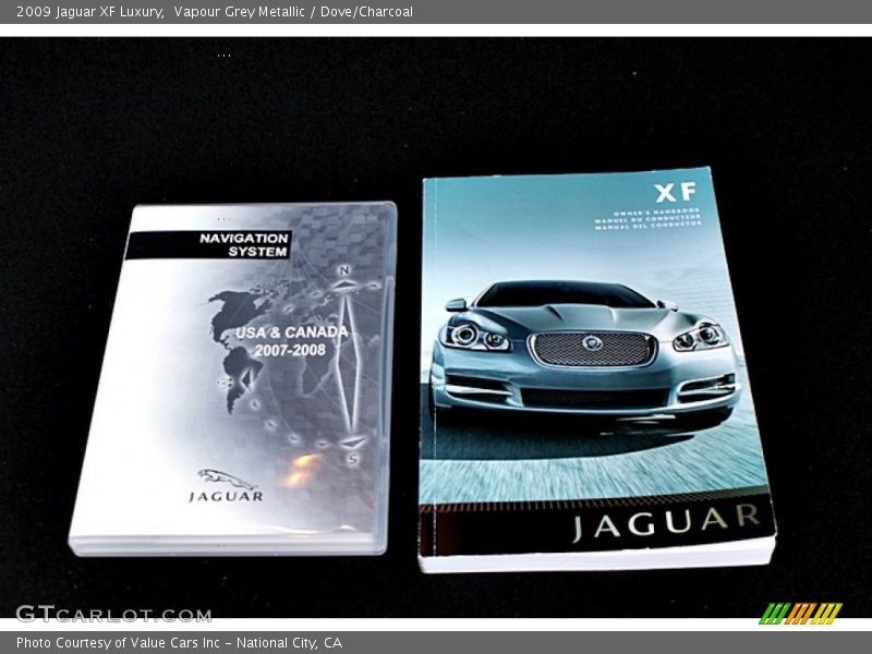 Vapour Grey Metallic / Dove/Charcoal 2009 Jaguar XF Luxury