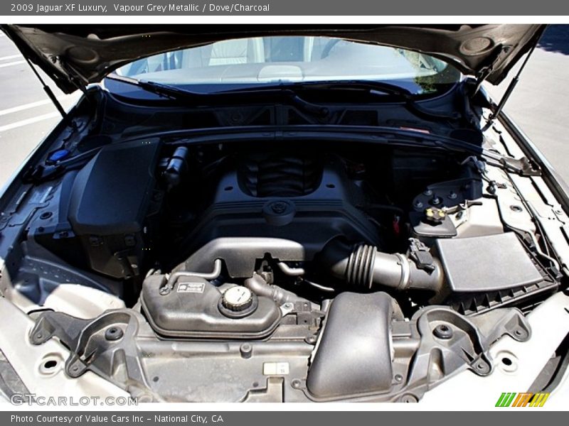Vapour Grey Metallic / Dove/Charcoal 2009 Jaguar XF Luxury