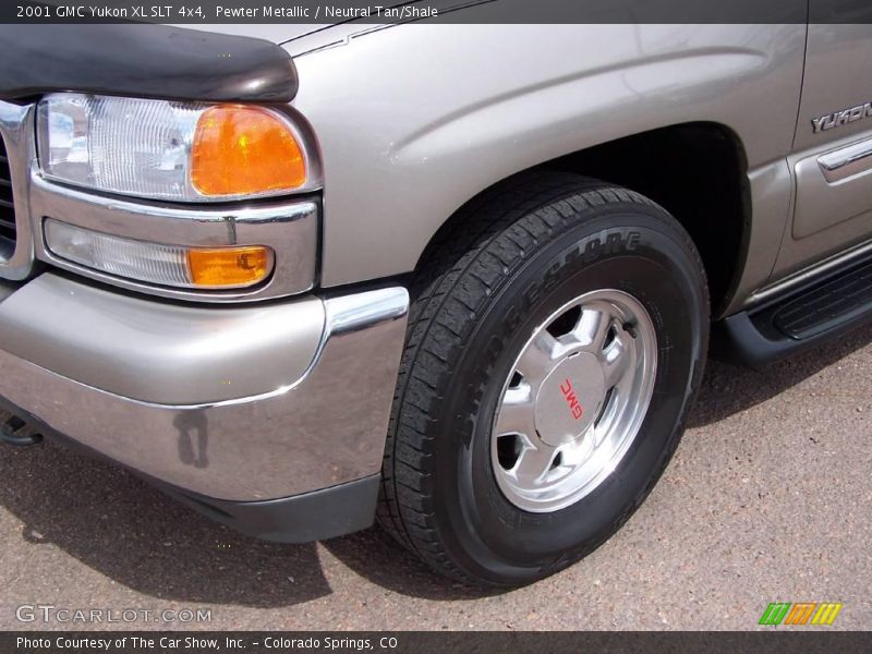 Pewter Metallic / Neutral Tan/Shale 2001 GMC Yukon XL SLT 4x4