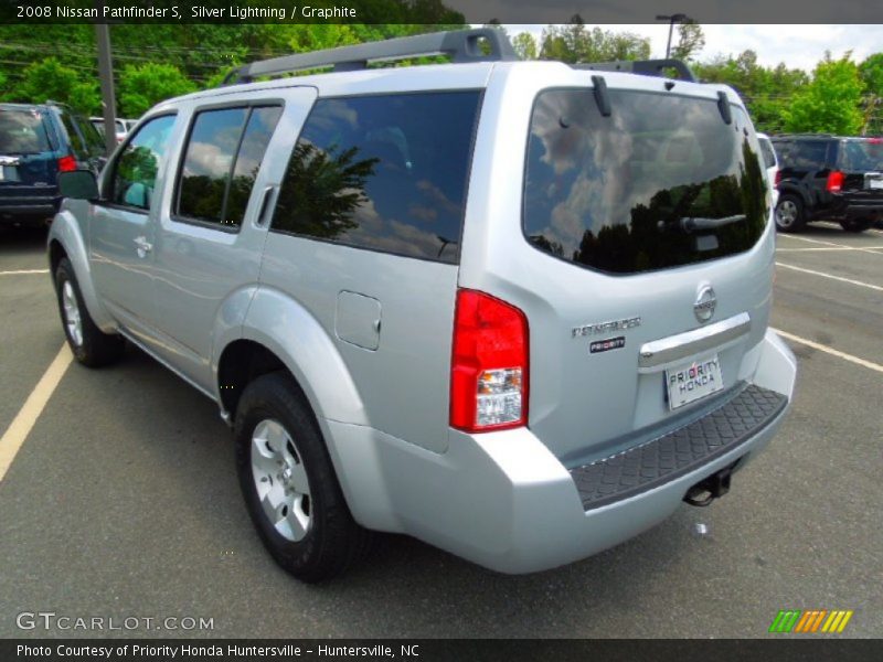 Silver Lightning / Graphite 2008 Nissan Pathfinder S