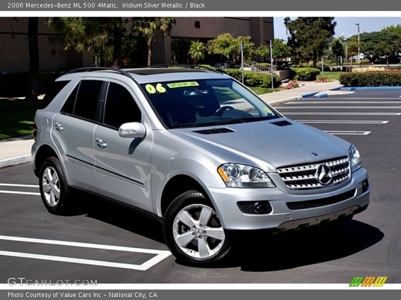 Iridium Silver Metallic / Black 2006 Mercedes-Benz ML 500 4Matic
