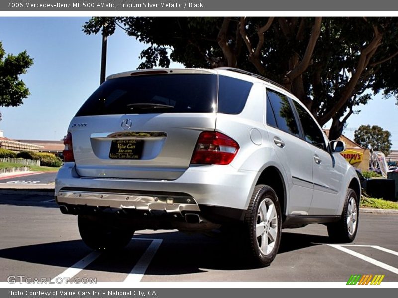 Iridium Silver Metallic / Black 2006 Mercedes-Benz ML 500 4Matic