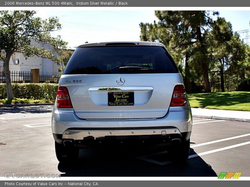 Iridium Silver Metallic / Black 2006 Mercedes-Benz ML 500 4Matic