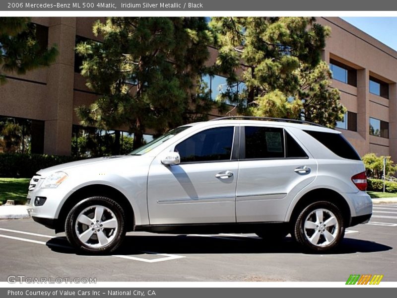 Iridium Silver Metallic / Black 2006 Mercedes-Benz ML 500 4Matic