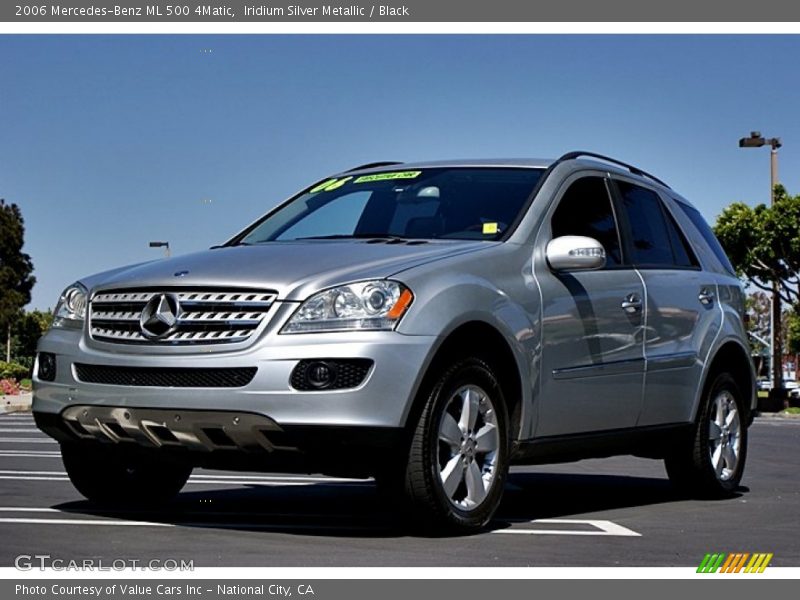 Iridium Silver Metallic / Black 2006 Mercedes-Benz ML 500 4Matic