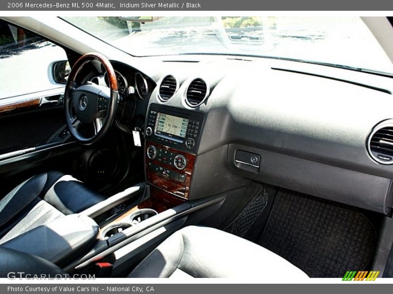 Iridium Silver Metallic / Black 2006 Mercedes-Benz ML 500 4Matic