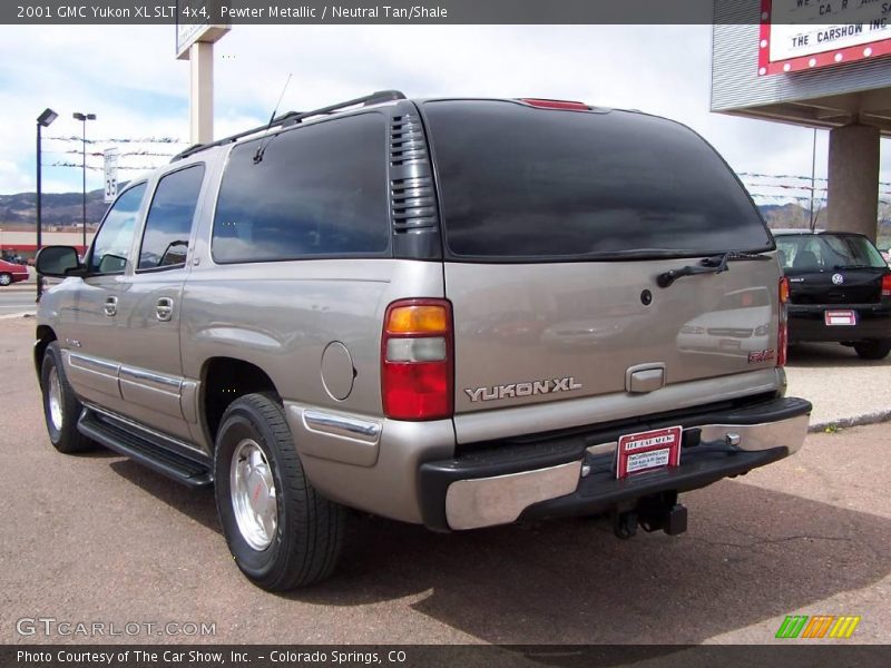 Pewter Metallic / Neutral Tan/Shale 2001 GMC Yukon XL SLT 4x4