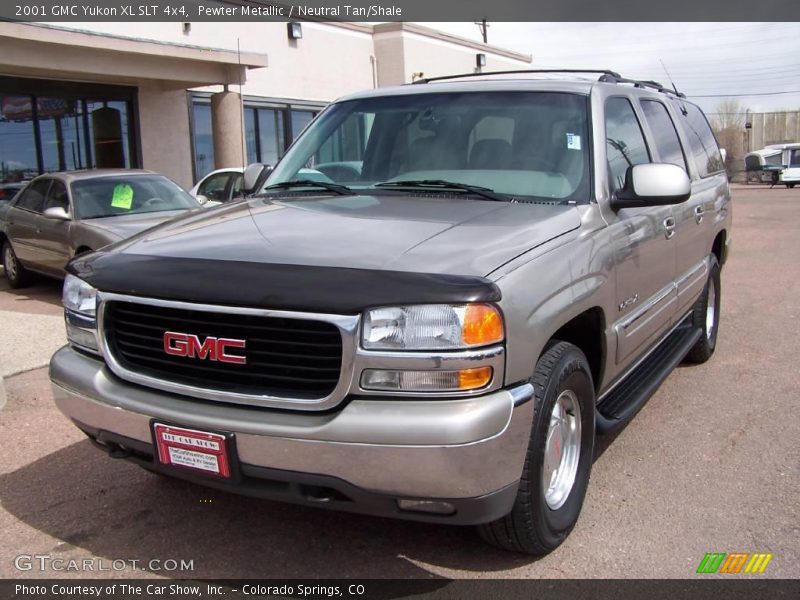 Pewter Metallic / Neutral Tan/Shale 2001 GMC Yukon XL SLT 4x4