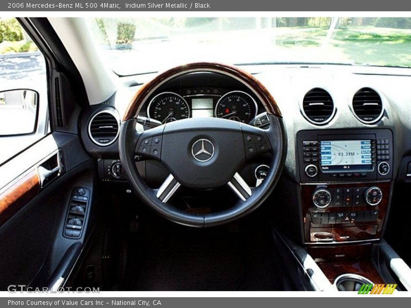 Iridium Silver Metallic / Black 2006 Mercedes-Benz ML 500 4Matic