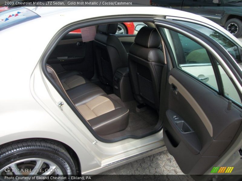 Gold Mist Metallic / Cocoa/Cashmere 2009 Chevrolet Malibu LTZ Sedan