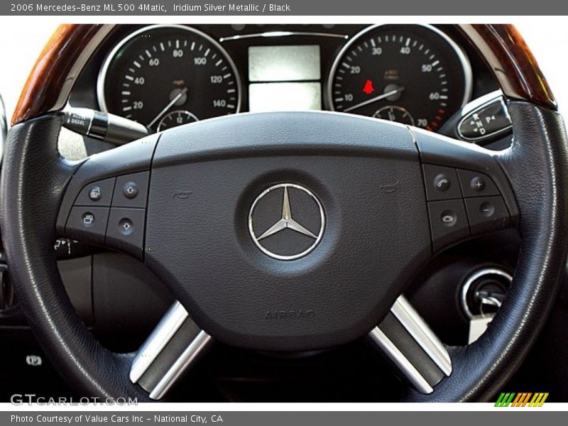 Iridium Silver Metallic / Black 2006 Mercedes-Benz ML 500 4Matic