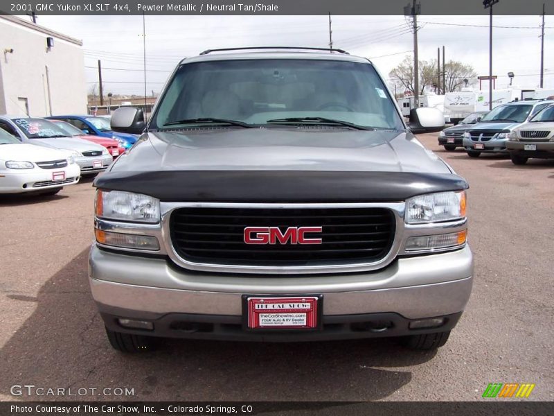Pewter Metallic / Neutral Tan/Shale 2001 GMC Yukon XL SLT 4x4