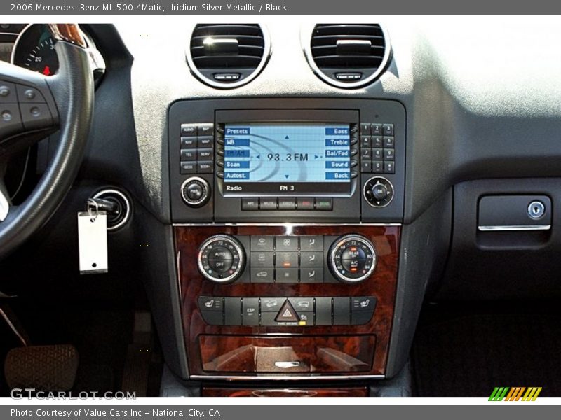 Iridium Silver Metallic / Black 2006 Mercedes-Benz ML 500 4Matic