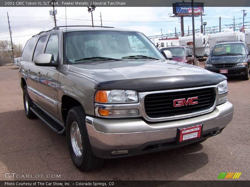 Pewter Metallic / Neutral Tan/Shale 2001 GMC Yukon XL SLT 4x4