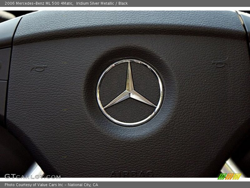 Iridium Silver Metallic / Black 2006 Mercedes-Benz ML 500 4Matic