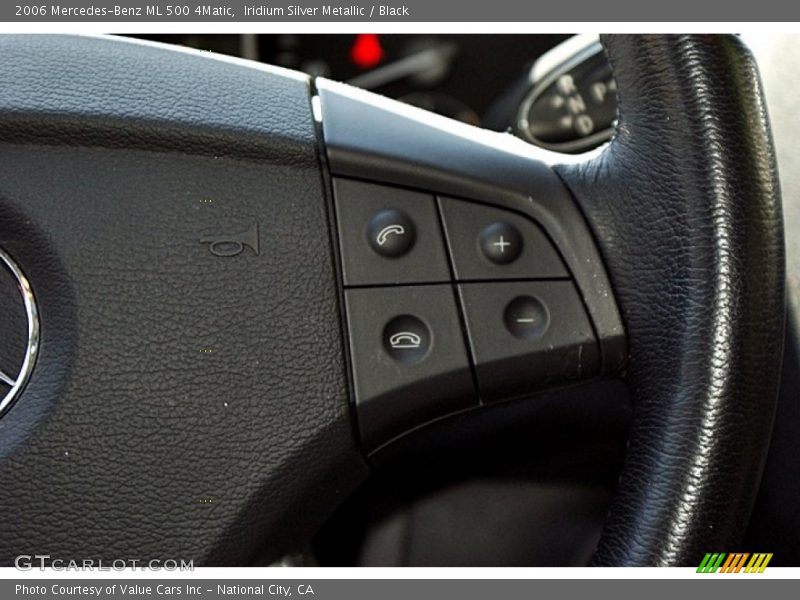 Iridium Silver Metallic / Black 2006 Mercedes-Benz ML 500 4Matic