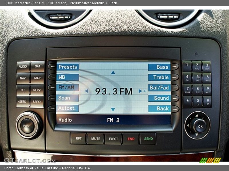 Iridium Silver Metallic / Black 2006 Mercedes-Benz ML 500 4Matic