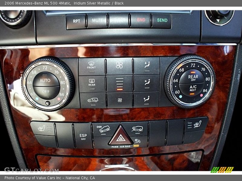 Iridium Silver Metallic / Black 2006 Mercedes-Benz ML 500 4Matic