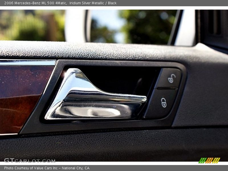 Iridium Silver Metallic / Black 2006 Mercedes-Benz ML 500 4Matic