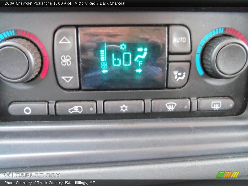 Victory Red / Dark Charcoal 2004 Chevrolet Avalanche 1500 4x4