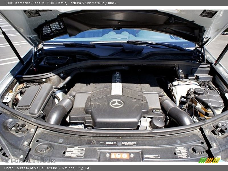 Iridium Silver Metallic / Black 2006 Mercedes-Benz ML 500 4Matic