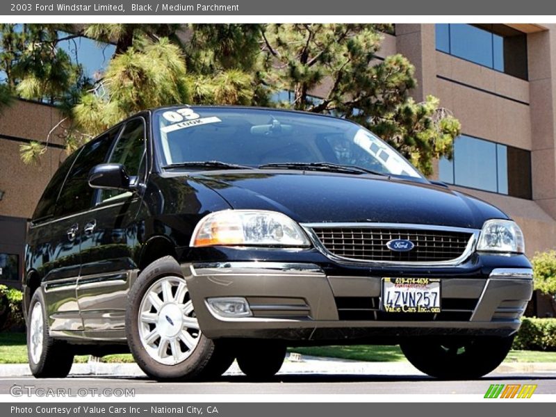 Black / Medium Parchment 2003 Ford Windstar Limited