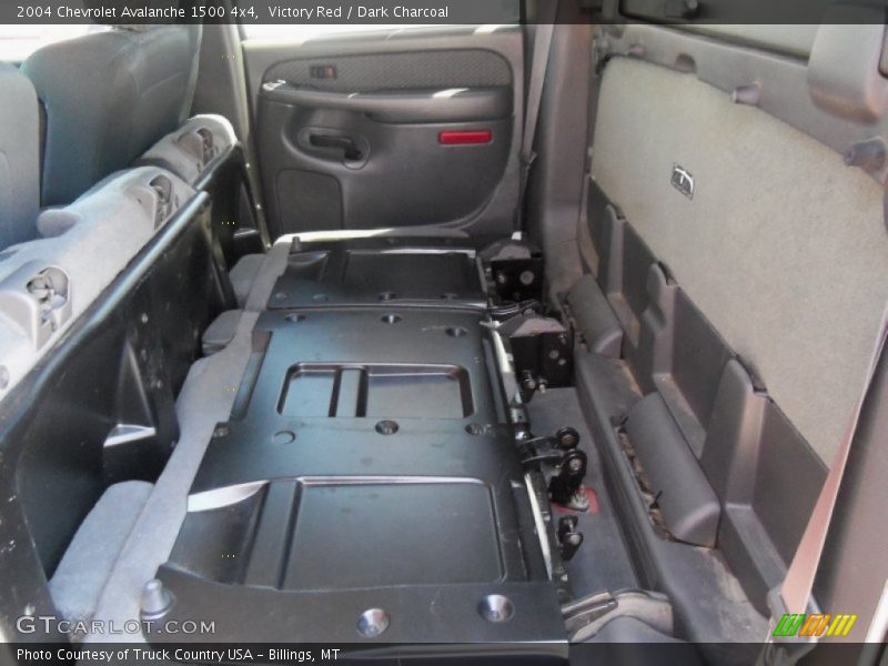 Victory Red / Dark Charcoal 2004 Chevrolet Avalanche 1500 4x4