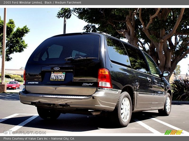 Black / Medium Parchment 2003 Ford Windstar Limited