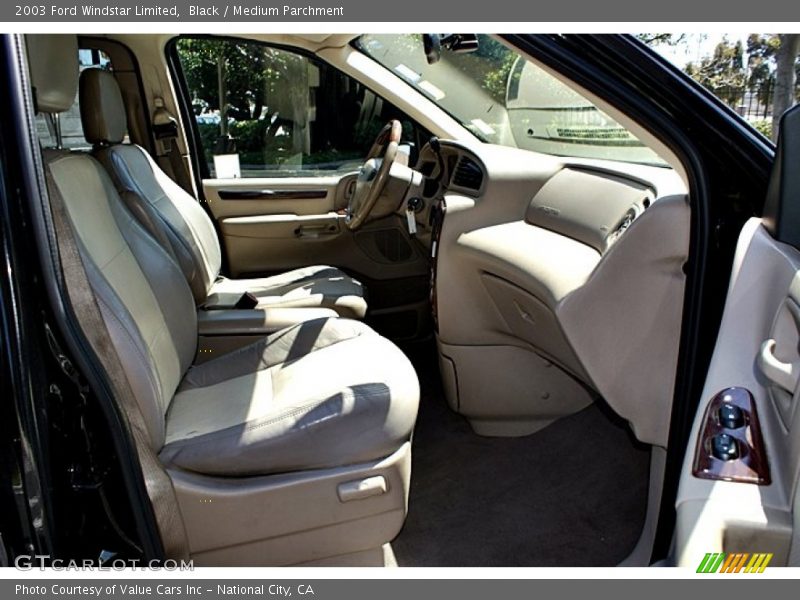 Black / Medium Parchment 2003 Ford Windstar Limited