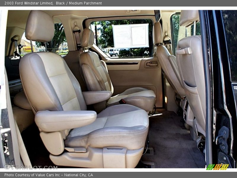 Black / Medium Parchment 2003 Ford Windstar Limited